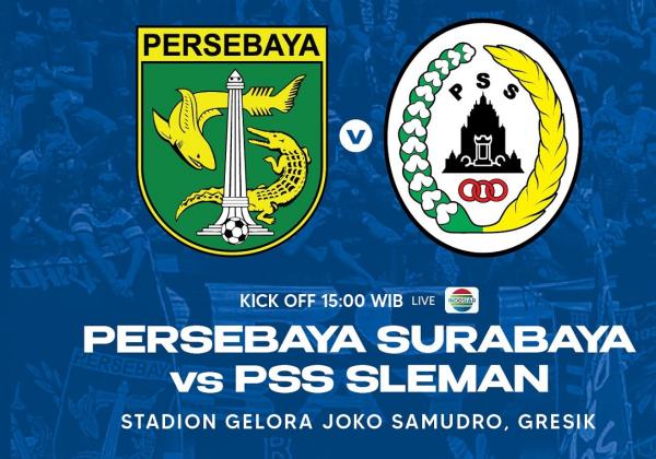 Link Live Streaming BRI Liga 1 2022/2023: Persebaya Surabaya vs PSS Sleman
