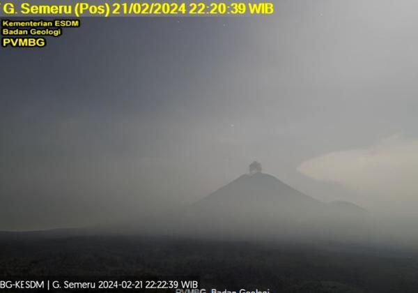 Erupsi 102 Detik di Gunung Semeru, Begini Penampakannya