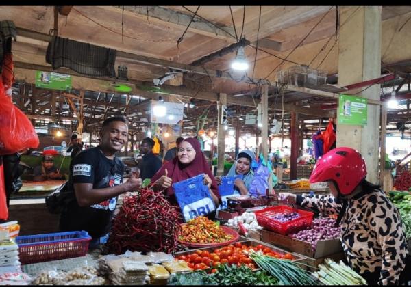 Edukasi Transaksi Digital UMKM Di Pasar Hamadi Papua, Volume Transaksi QRIS-BRI Tumbuh 587,3% YoY