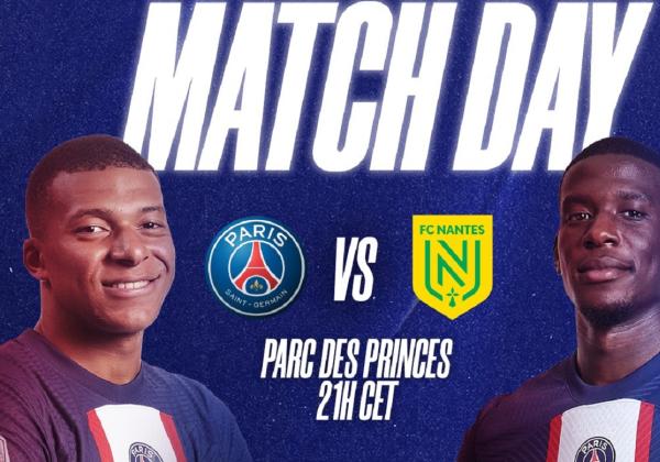 Link Live Streaming Ligue 1 Prancis 2022/2023: PSG vs FC Nantes