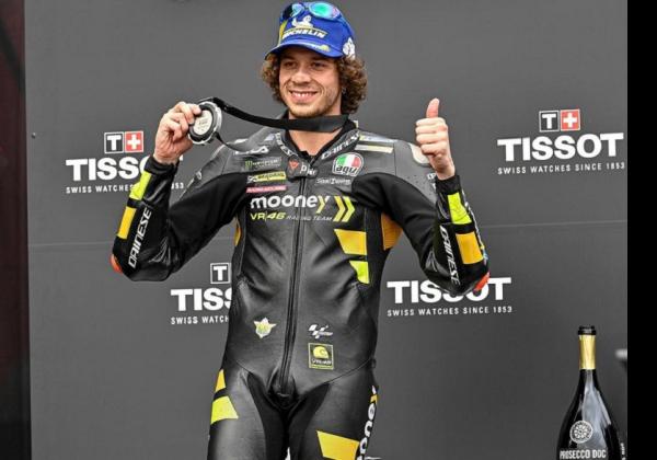 MotoGP Argentina: Marco Bezzecchi Raih Podium Tertinggi di Trek Basah