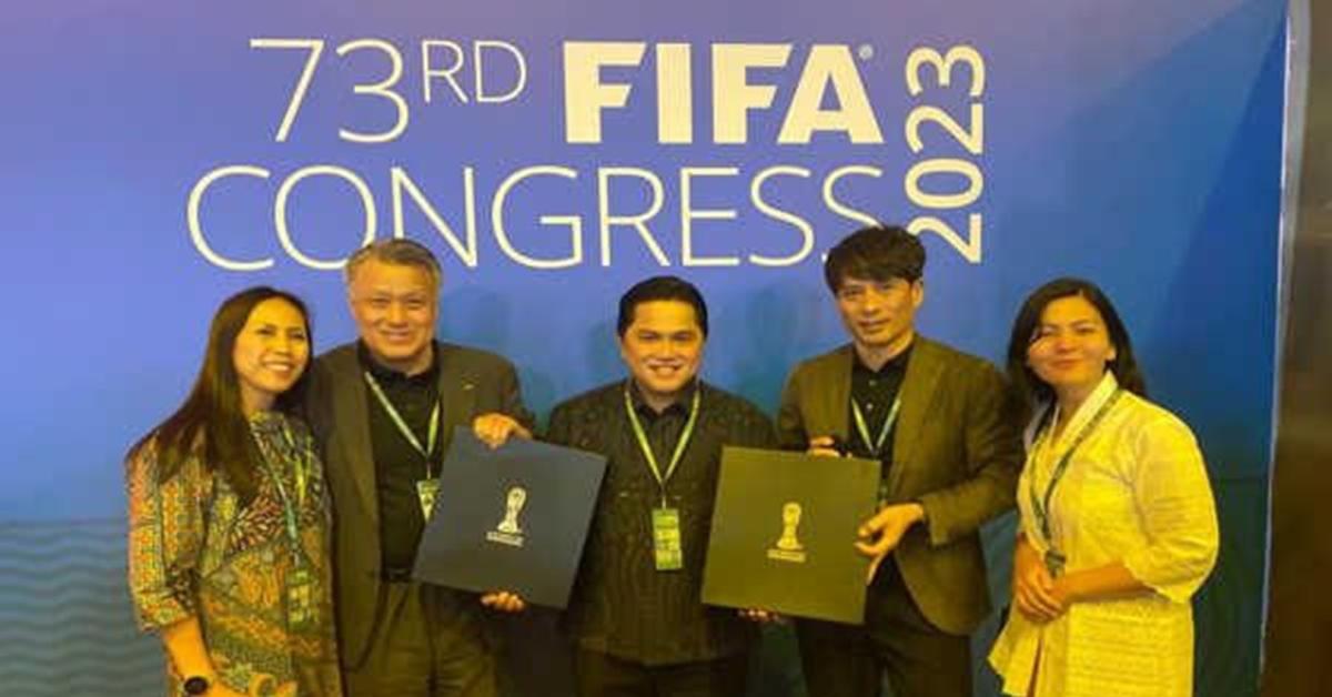 Biding Piala Dunia 2034, Erick Thohir : Indonesia Masih Diajak Jadi Tuan Rumah Bersama