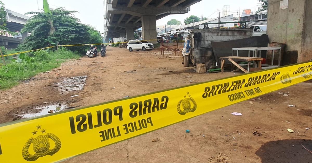Mayat Wanita Terbungkus Plastik di Jalan Inspeksi Kalimalang, Gegerkan Warga Jatibening Kota Bekasi