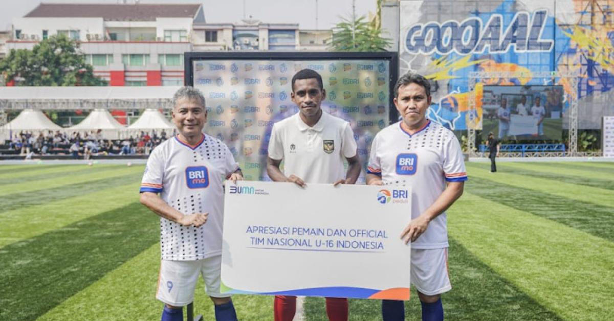 Dukung Sepak Bola Nasional, BRI Berikan Apresiasi Kepada Timnas U-16