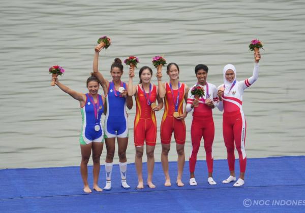 Asian Games 2022: Rowing Raih Medali Pertama untuk Tim Indonesia
