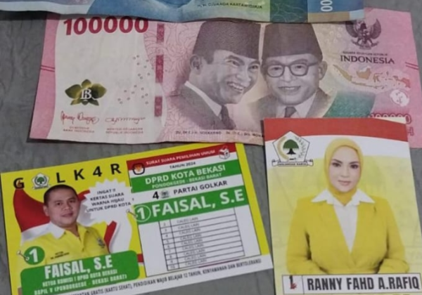 Caleg Partai Golkar di Kota Bekasi Diduga Membagikan Amplop Saat Masa Tenang Pemilu 2024