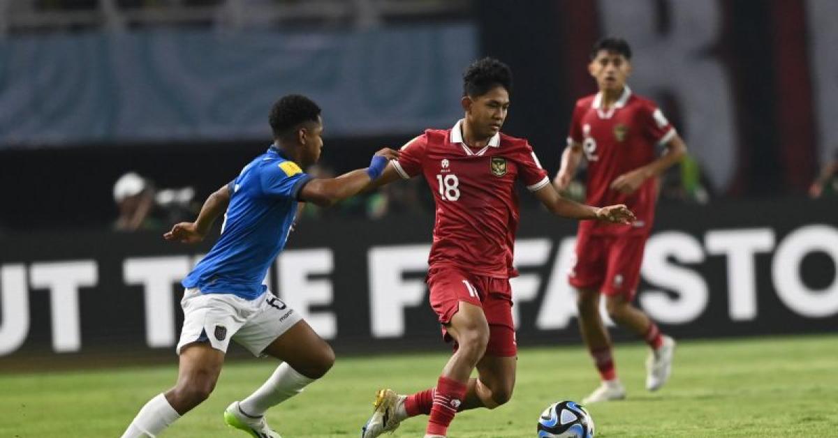 Piala Dunia U-17: Unggul Lebih Dulu, Indonesia Diimbangi Ekuador 1-1