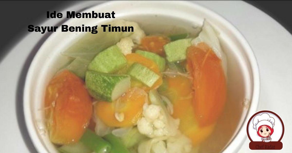 Ide Kreatif! Membuka Kesegaran dan Kenikmatan Dari Sayur Bening Timun, Keluarga Anda Siap Semangat Baru