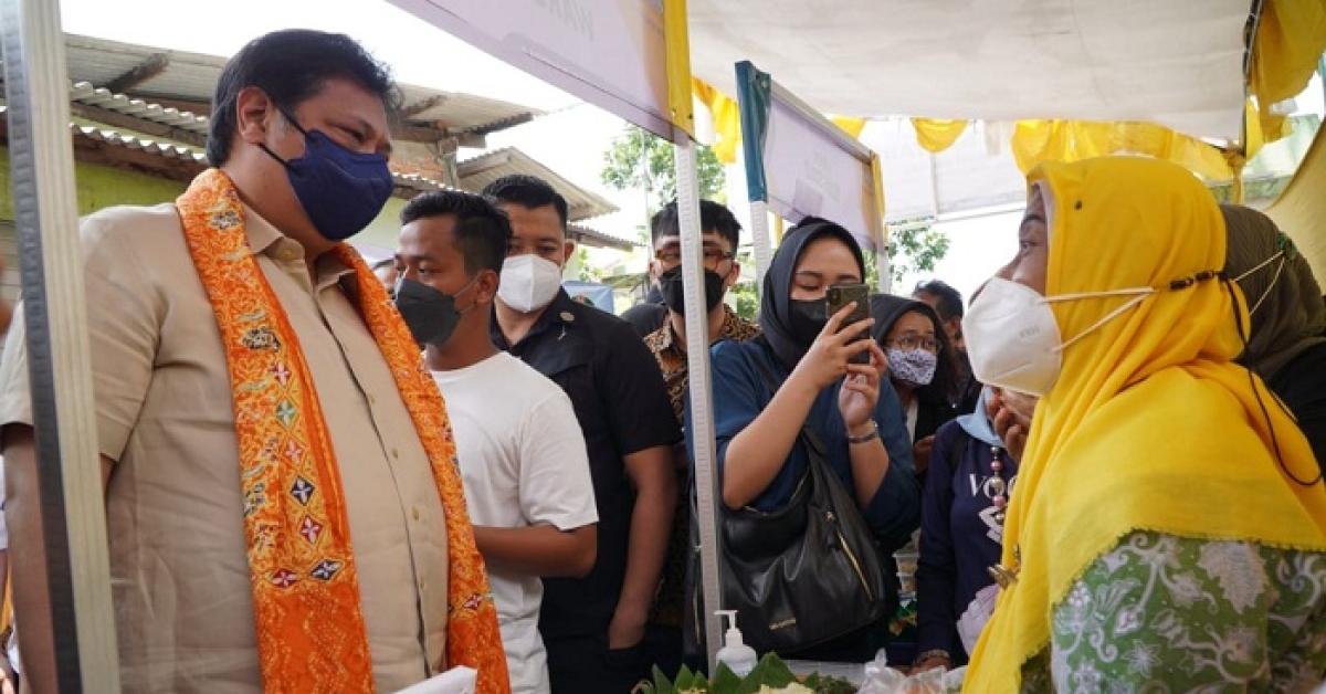 Jaga Stabilitas Ekonomi Daerah, Menko Airlangga Pastikan Pemerintah Siap Topang UMKM 