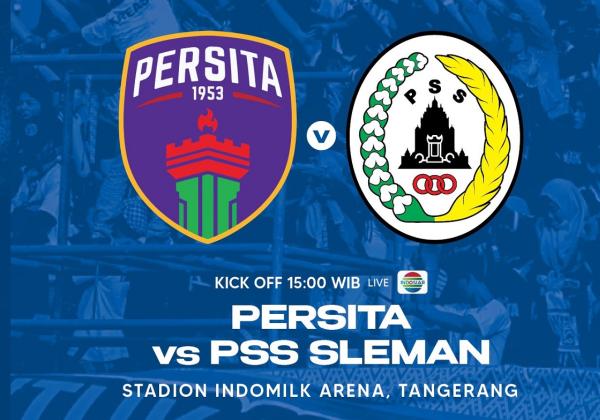 Link Live Streaming BRI Liga 1 2022/2023: Persita Tangerang vs PSS Sleman