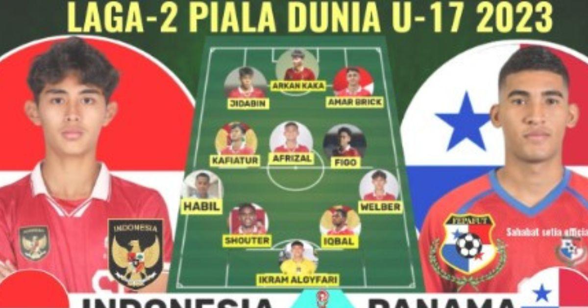 Link Live Streaming Piala Dunia Timnas Indonesia U-17 Vs Panama U-17 Serta Prediksi Susunan Pemain