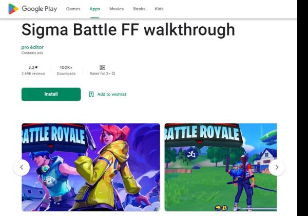Selain Versi FF Walkthrough, 3 Game Sigma Battle Ada di Play Store! Mau Download? Klik di Sini