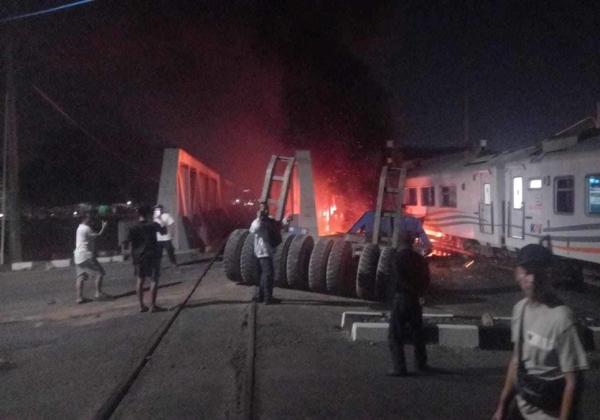 KNKT Selidiki Kecelakaan KA Brantas di Semarang, Polisi Periksa Masinis 