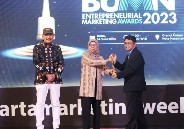 PLN Jadi Best of The Best Company Dalam Ajang BUMN Entrepreneurial Marketing Awards 2023