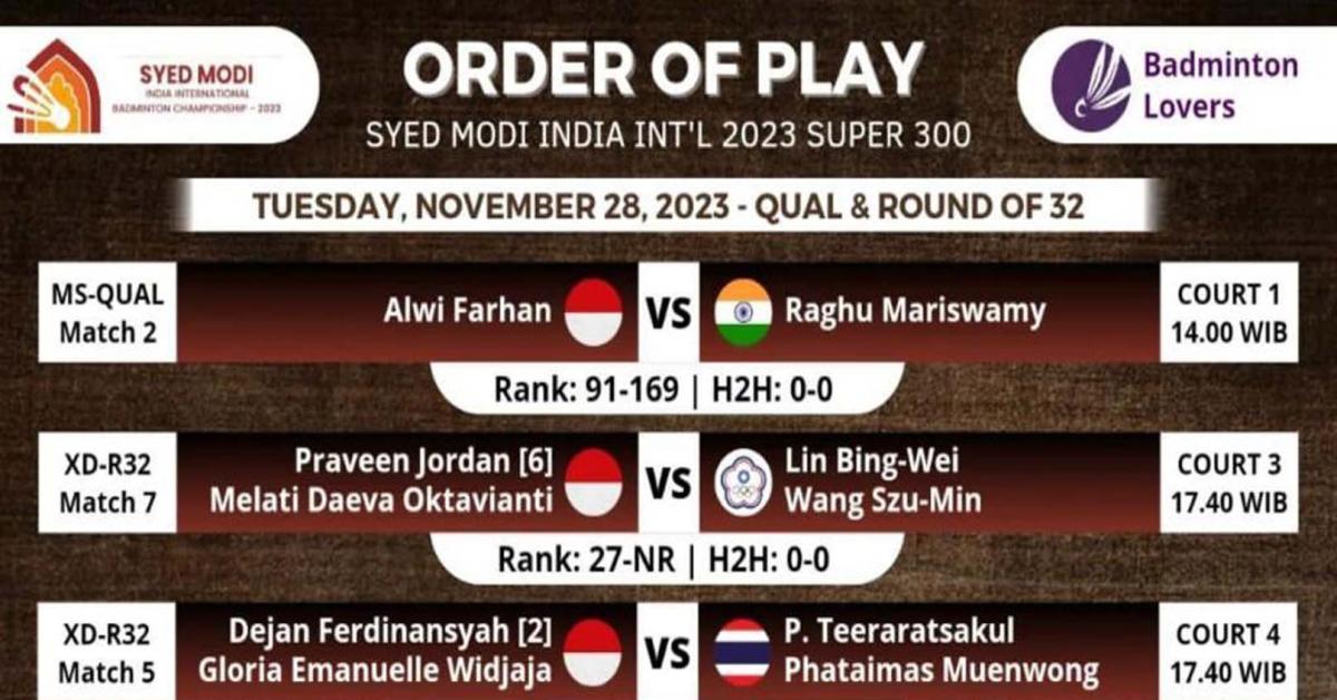 Jadwal Pertandingan Bulu Tangkis Setelah China Master 2023, Cek Selengkapnya di Sini!