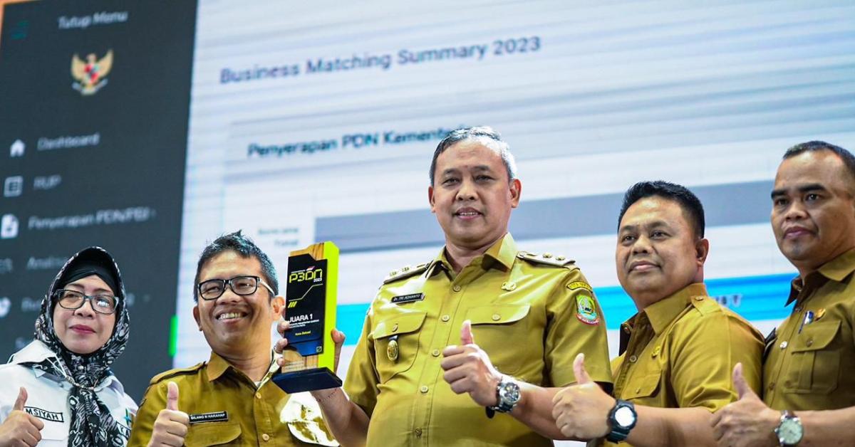 Kota Bekasi Raih Peringkat Pertama Penggunaan Produk Dalam Negeri Kategori Pemerintah Daerah Kabupaten/Kota Se
