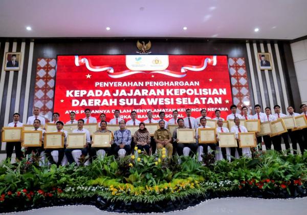 Bongkar Kasus Korupsi Bansos BPNT, Kepolisian Sulses Terima Penghargaan dari Mensos Risma