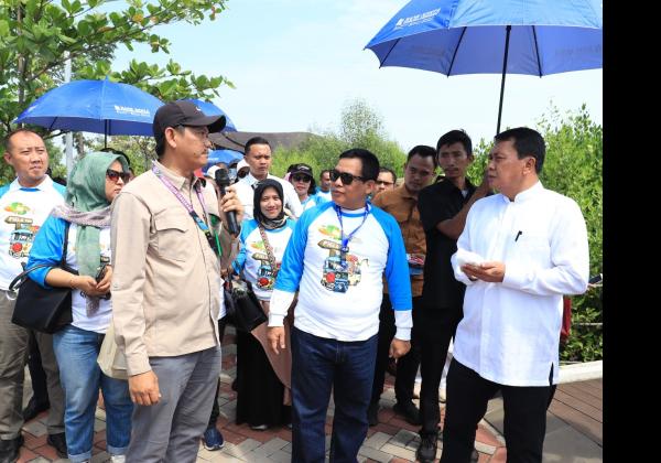 APKASI Dibuat Kagum Oleh Pesona Wisata Ketapang Mauk Kabupaten Tangerang