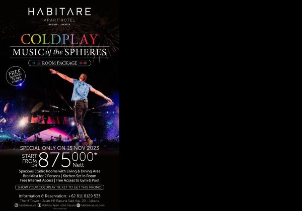 HABITARE Apart'Hotel Rasuna Jakarta Hadirkan Fasilitas Antar Gratis Bagi Penonton Konser Coldplay