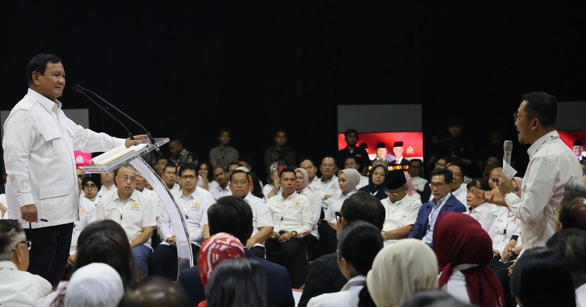 Prabowo: Pupuk Subsidi Jangan Diperdagangkan, Anak Indonesia Perlu Didorong Jadi Petani