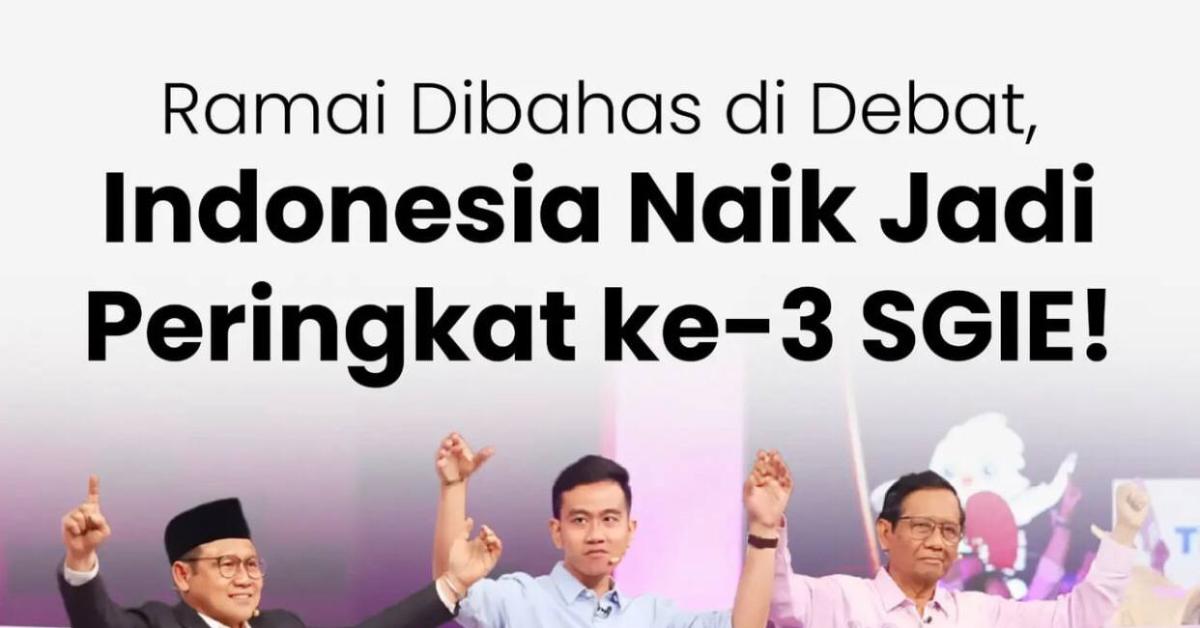  Salip UEA, Indonesia Peringkat Ke-3  di SGIE 2023