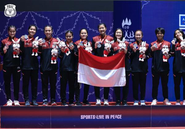 SEA Games 2023: PBSI Sampaikan Hal Ini Usai Tim Beregu Putri Indonesia Raih Perak