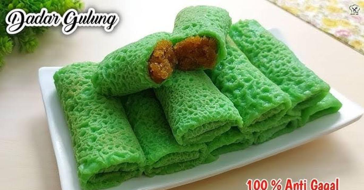 Resep Dadar Gulung. Makanan Tradisional yang Manis dan Mudah Dibuat