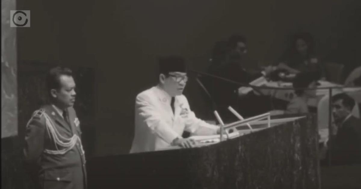 Ini Moment Bung Karno Kenalkan Pancasila Ke Dunia Pada Sidang Umum Pbb