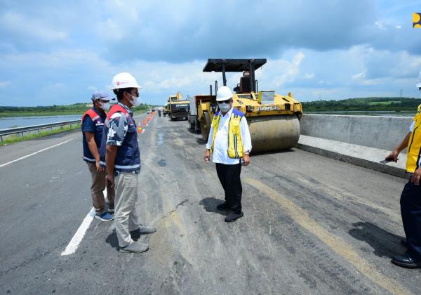 Cek Langsung Perbaikan Tol Trans Sumatera, Menteri Basuki Minta Perbaikan Tuntas Sebelum Lebaran