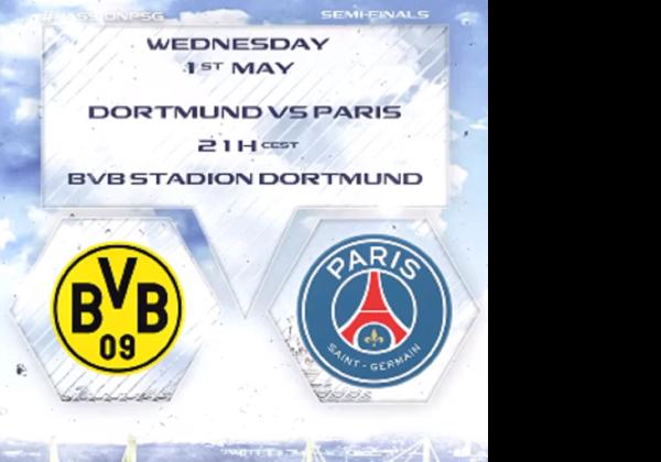  Link Live Streaming Liga Champions 2023-2024: Borussia Dortmund vs PSG