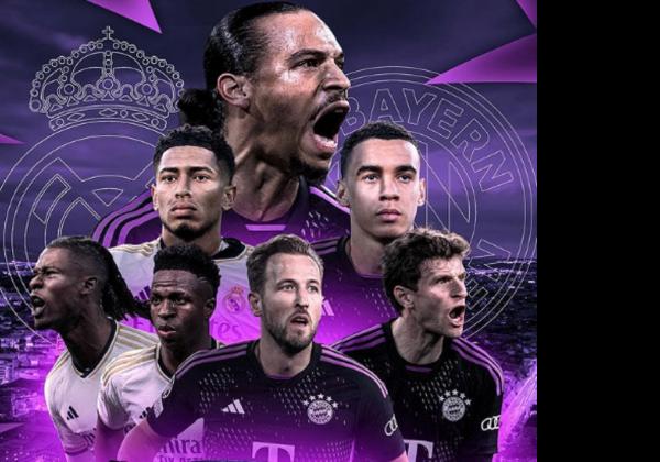 Link Live Streaming Liga Champions 2023-2024: Real Madrid vs Bayern Munchen
