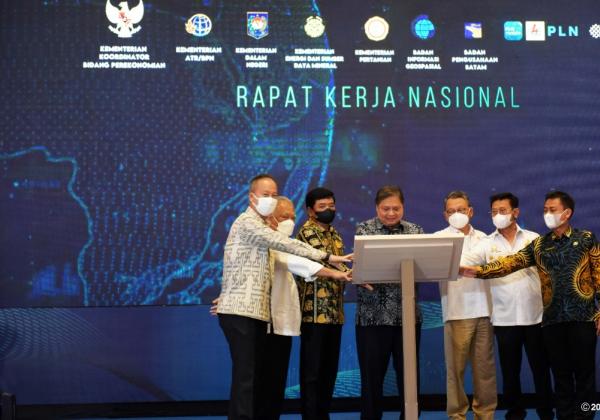 Menko Airlangga Ingatkan tentang Penting dan Strategisnya Kebijakan Satu Peta 