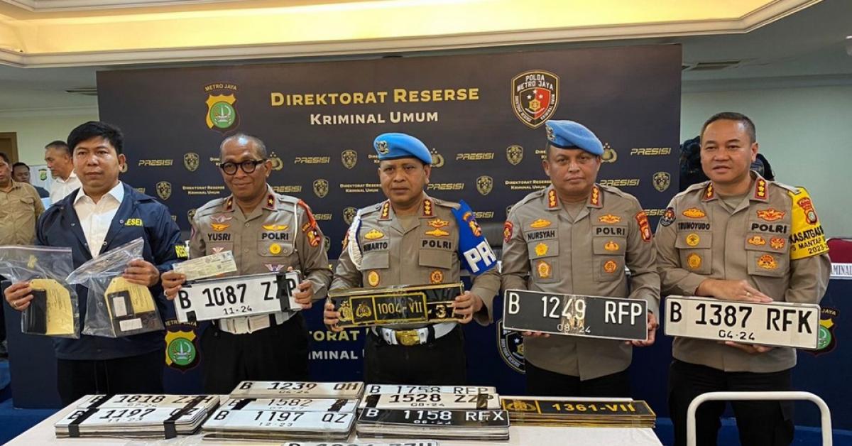 Pelat RF Tidak Berlaku Lagi, Korlantas Polri : Jika Masih Ada, Dipastikan Palsu 