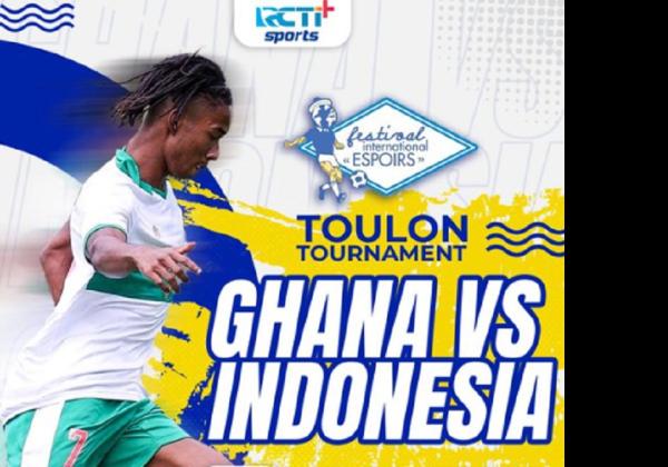 Link Live Streaming Toulon Cup 2022: Ghana U-20 vs Timnas Indonesia U-19