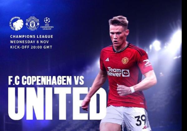 Link Live Streaming Liga Champions 2022/2023: Copenhagen vs Manchester United