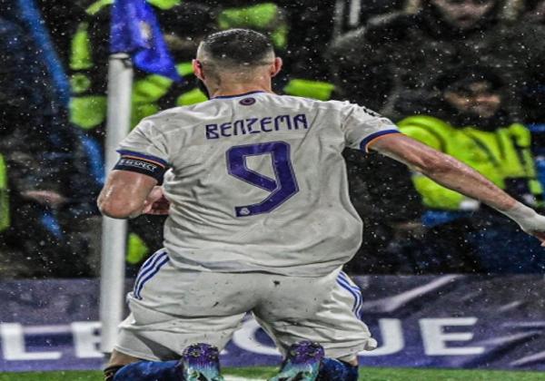 Liga Champions: Hattrick Benzema Hancurkan Chelsea