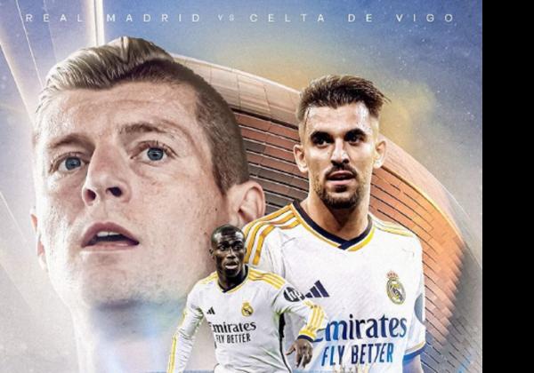 Link Live Streaming Liga Spanyol 2023-2024: Real Madrid vs Celta Vigo