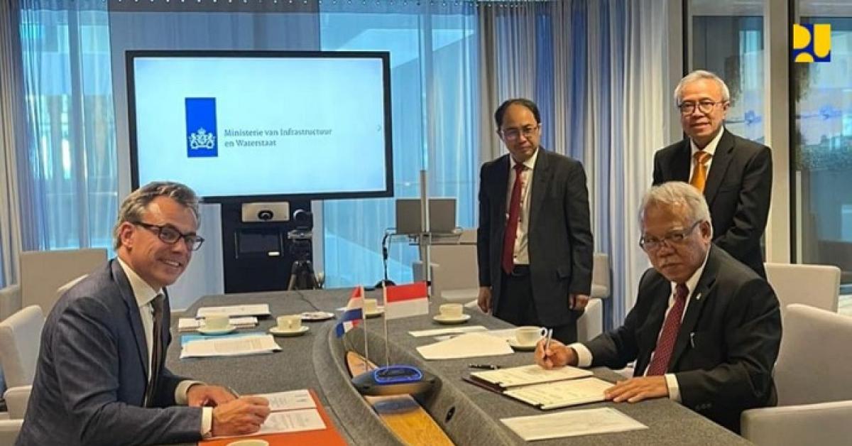 Perkuat Kerjasama, Indonesia dan Belanda Tandatangani MoU Bidang Sumber Daya Air Tahap 5