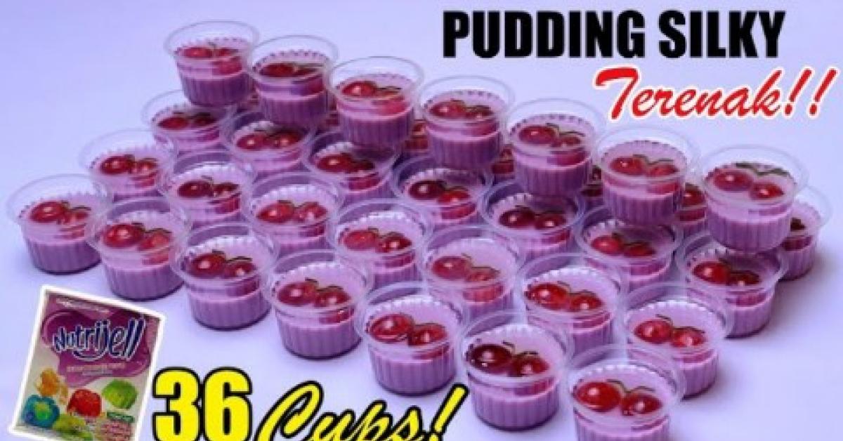 1 Sachet Nutrijell Jadi 36 Cup, Ini Resep Silky Puding Agar-agar Ekonomis, Cocok untuk Hidangan Natal