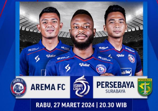 Link Live Streaming BRI Liga 1 2023-2024: Arema FC vs Persebaya Surabaya