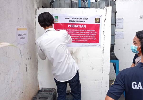 Dokumen Tak Lengkap dan Mencemari  Lingkungan, Satu Perusahaan di Bekasi Dapat Sanksi Tegas