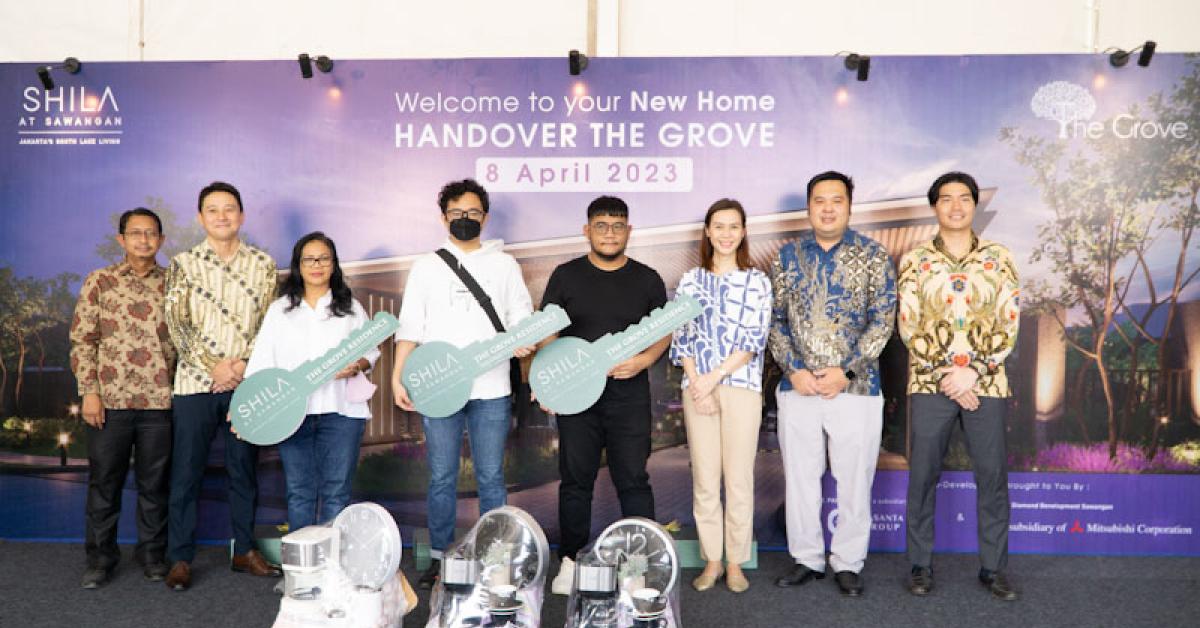 Serah Terima Cluster 'The Grove' Shila at Sawangan Lebih Cepat dari yang Dijadwalkan