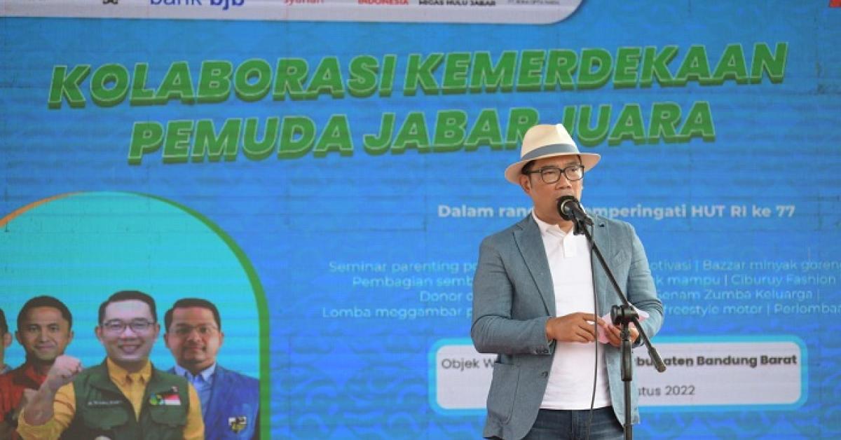 Pesan Ridwan Kamil kepada Pemuda di Bandung Barat: Ramaikan Situ Ciburuy dengan Kegiatan Positif