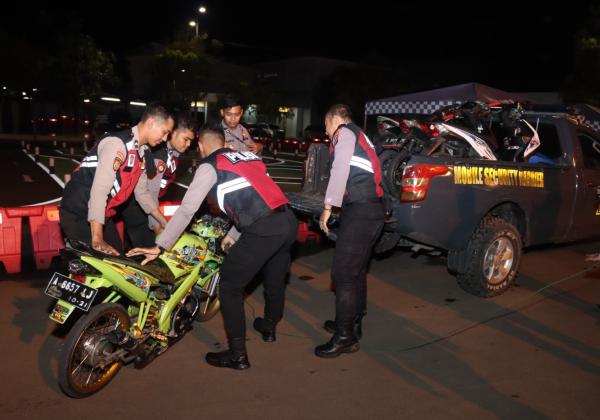 Polresta Tangerang Gelar Operasi Cipkon, Hasilnya: Belas Motor Bodong dan Obat Terlarang Tramadol
