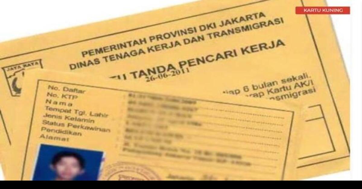 Kamu Belum Punya Kartu Kuning? Yuk Intip Tata Cara Serta Syarat Membuat Kartu Kuning
