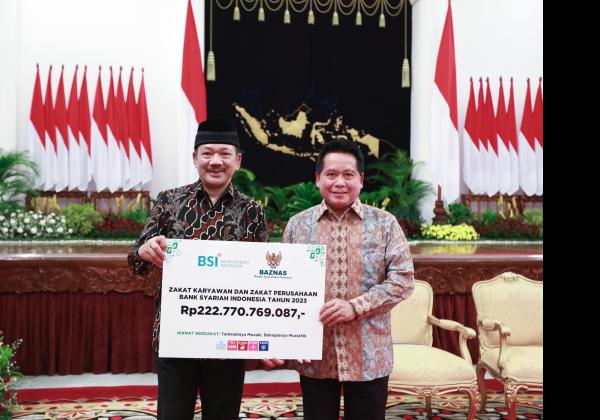 Perkuat Ekonomi Umat, BSI Serahkan Zakat Lebih dari Rp222 Miliar