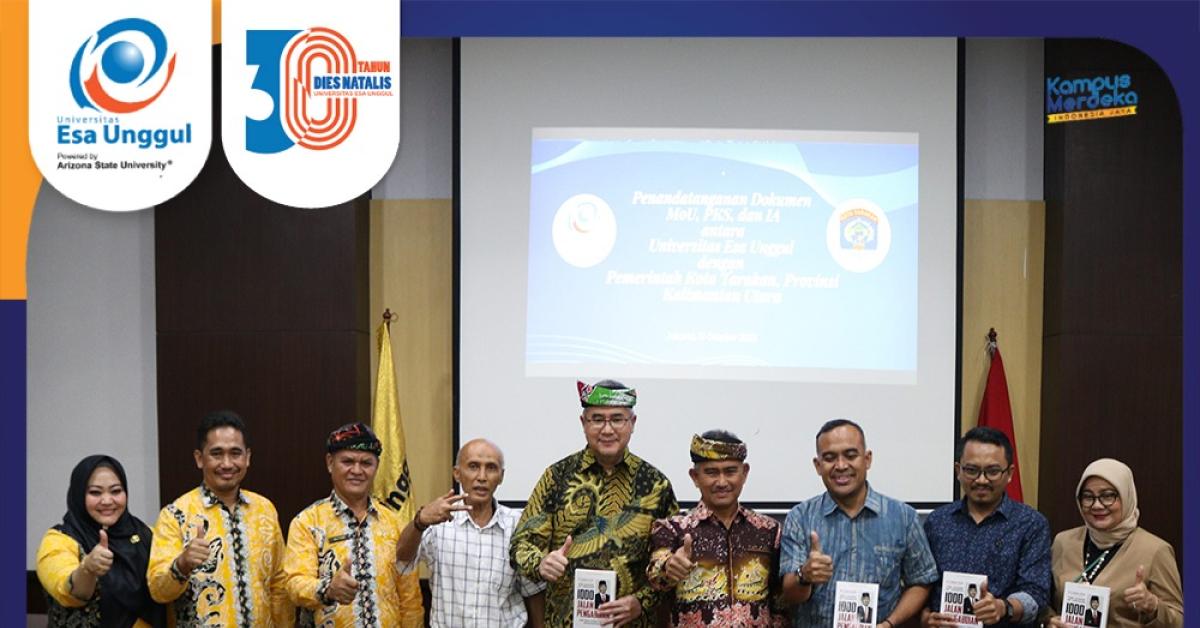 Ceremonial Penandatangan MOU Serta Kuliah Umum Esa Unggul dengan Pemkot Tarakan