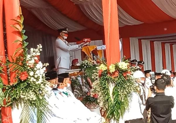 Bupati Zaki Pimpin Upacara HUT RI ke 77 di Kabupaten Tangerang 