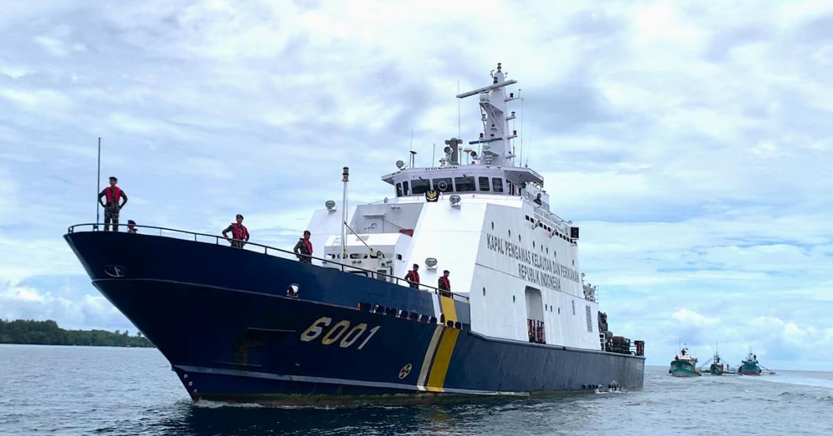 KKP Tangkap Enam Kapal Ilegal Fishing di Laut Natuna dan Sulawesi