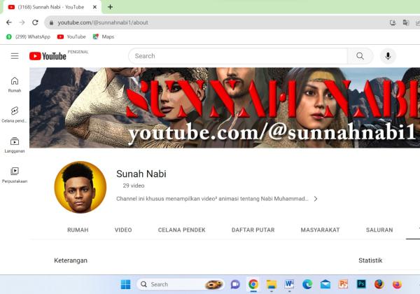 Viral Chanel YouTube Sunnah Nabi Buat Animasi Nabi Muhammad dan Melecehkan Islam